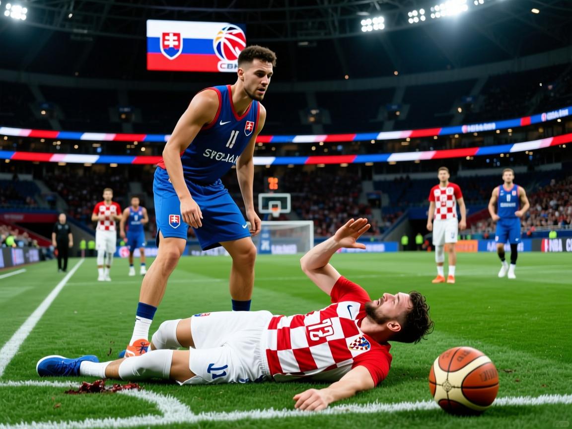 斯洛伐克队在客场与克罗地亚对决，最终-失利  第2张
